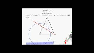 MATHS FORM FOUR  LOCI  TYPES OF LOCI [upl. by Aileve]