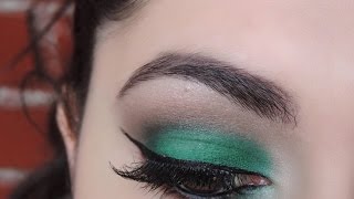 ♥ ♥ Maquillaje en tonos verdes para ojos oscuros o negros  makeup for dark eyes♥ ♥ [upl. by Sudbury717]