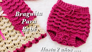 TEJI cubre pañales o braguitas a crochet paso a paso con punto lindo con ganchillo [upl. by Denise572]