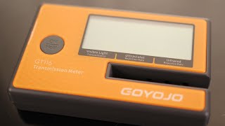 Goyojo Labs Tint Meter Works on Side Windows Digital Tint Solar Film Car Transmission Meter [upl. by Eniruam]