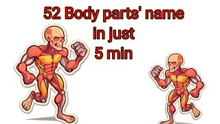 Part18 52 Body parts name in Englishbymemissmentor spokenenglish [upl. by Rolyks]