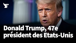 Élections américaines Donald Trump élu 47e président des ÉtatsUnis [upl. by Dalt]