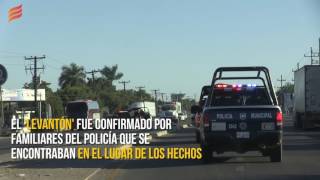 Sujetos levantan a comandante de la PM en Culiacán [upl. by Ailehs]