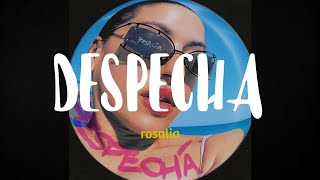 Rosalia  Despecha Letra [upl. by Nwad]