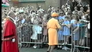 The Queens visit to Andover in 1993 [upl. by Enelyahs]