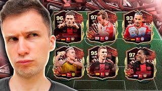 MONTEI UM TIME FULL TOTS DA BUNDESLIGA E QUASE PEGUEI 200 NA WL EA FC 24 ULTIMATE TEAM [upl. by Merola]