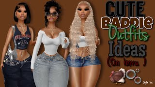 Cute baddie outfits ideas on imvu  🦃🧡🫧Nyla Vu [upl. by Alida]