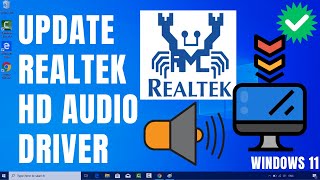 How To Install amp Update Realtek HD Audio Driver on Windows 11 [upl. by Obelia]