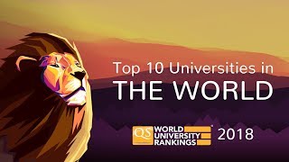 The Top 10 Universities in the World 2018 [upl. by Davidson497]