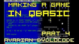 Making a QBASIC quotgamequot part 4 [upl. by Irrehc]