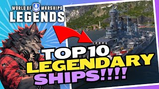 Best Legendary ships in WOWSLegends [upl. by Baxy95]