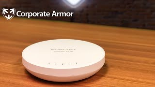 Corporate Armor Unboxing FortiAP 221E [upl. by Savina655]