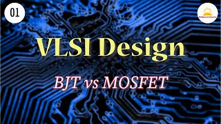 MOSFET vs BJT  VLSI Design  Semiconductor  gate ugcnet [upl. by Enialedam]