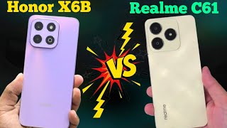 Honor X6B vs Realme C61  কোনটা কিনবেন 15000 taka best phone 2024 bangladesh [upl. by Akelam]