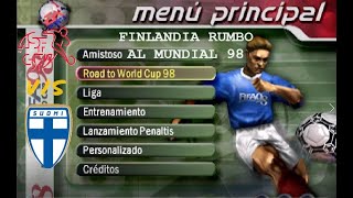 Suiza vs Finlandia RTWC FIFA 98  PS1 [upl. by Ashwin418]