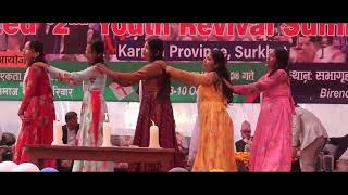 Ghankiyo Madalko Tal Nepali christian Dance [upl. by Eilrebma]