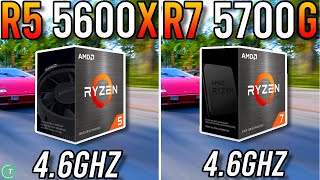 Ryzen 5 5600X vs Ryzen 7 5700G  Tested in 2023 [upl. by Amein]