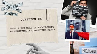 What’s the role of procurement in selecting a consulting firm [upl. by Golding]