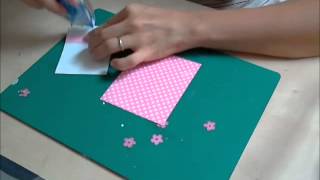 Tutorial Scrap Biglietto battesimo bimbawmv [upl. by Naz]