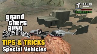 GTA San Andreas  Tips amp Tricks  Special Vehicles [upl. by Chuck398]