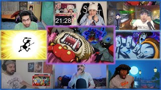 One Piece EP 1040  REACTION MASHUP  Jinbei vs Whos Who amp The quotSun Godquot Nika [upl. by Noemi]