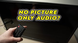 LG Smart TV How to Fix No Picture on the Screen Only Audio [upl. by Mirilla11]