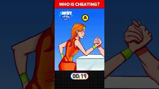 Whos cheating among them quiz riddle riddleoftheday viral shorts brainteasers [upl. by Ecertap254]