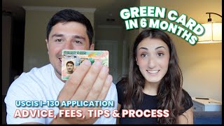 I got my GREEN CARD in 6 months USCIS I130 Tips Fees Advice and Process USA Marriage Visa [upl. by Egerton]