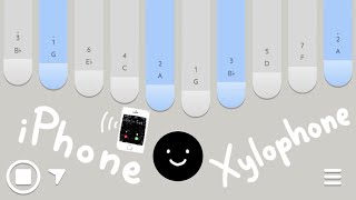 iPhone Xylophone Ringtone  KalimbaKeylimba [upl. by Erialcyram]