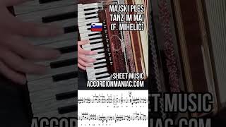 Sheet music Majski ples  Tanz im Mai F Mihelič [upl. by Ainniz]