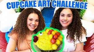 Cupcake Art Challenge Haschak Sisters [upl. by Etheline]