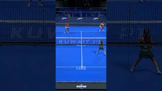 INCREDIBLE DEFENSE 😍😍 Padel Highlights bestofpadel [upl. by Nadnal263]