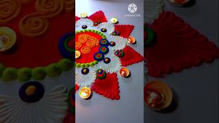 Navratri amp Diwali special rangoli design🌹🌹🌹 Laxmi paul rangoli  Dasara rangoli design 2024 [upl. by Clorinda]