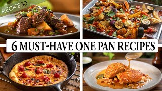 6 MustHave One Pan recipes [upl. by Macnamara]