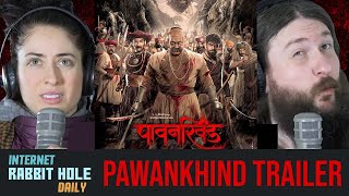 Pawankhind पावनखिंड Official Trailer  Marathi Movie 2022  irh daily REACTION [upl. by Aisatnaf888]