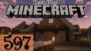 Beginn der Dacharbeiten 👷🏼⛏️🏠  597 Lets Play Minecraft [upl. by Dumm699]