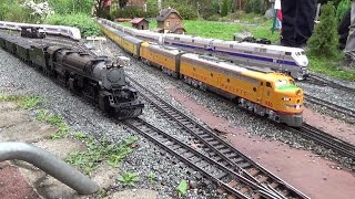 USA LGB Gartenbahn Fest Teil 1  Garden Railroad Event [upl. by Sommer724]