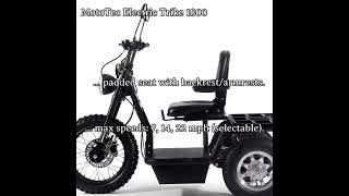 MotoTec Electric Trike 60v 1800w Black [upl. by Salena]