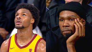 Bronny James SHUTS UP BOOING Crowd In Front Of KD l USC vs Arizona 🔥 Full Play l January 18 2024 [upl. by Ahasuerus]