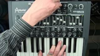 The Arturia MiniBrute Part 4 The Arpeggiator [upl. by Sirama]