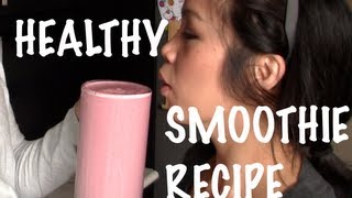 Smoothie Recipe Healthy amp Quick  BenjiManTV [upl. by Lateh]