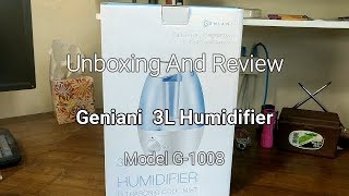 Geniani 3L Humidifier [upl. by Vijar]