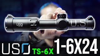 US Optics TS6X 16x24 SFP Tüfek Dürbünü  İNCELEME [upl. by Nwahsir]