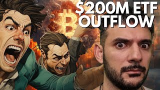 SURPRISE 200M BITCOIN ETF OUTFLOW [upl. by Eelah]