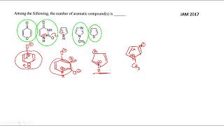 MCQ on Aromaticity  PYQ of CSIRNET GATE JAM  General Organic Chemistry [upl. by Nord]