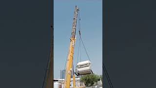 50 ton Crn work Jeddah lifting 25 ton so dengr automobile cranelift excavator crane crane [upl. by Otti227]