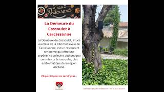 La demeure du cassoulet Carcassonne [upl. by Aratahc773]