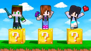 PEQUENOS NO DESAFIO DE LUCKY BLOCK [upl. by Lowndes]