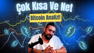 Bitcoin Analiz  Cok Kisa Ve Net Bitcoin Analizi  Btc Teknik Analiz Forex [upl. by Ellekim788]