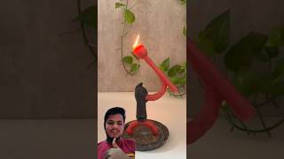 Murga aur torch ki candle taiyar diy candlescience art candels clay easycandle [upl. by Abla966]